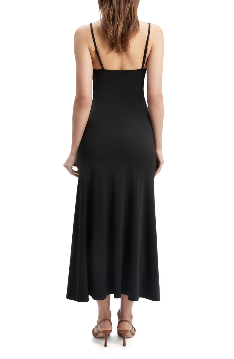 Bardot Nadira Midi Slipdress, Alternate, color, Black