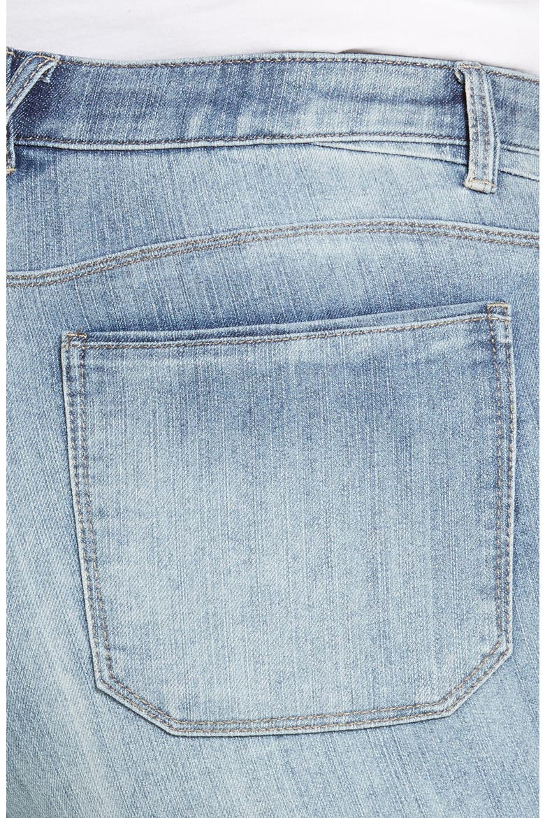 'Ab'Solution High Waist Crop Jeans, Alternate, color, BLUE