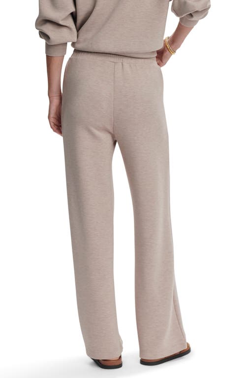 Varley The Wide Leg Pants In Taupe Marl