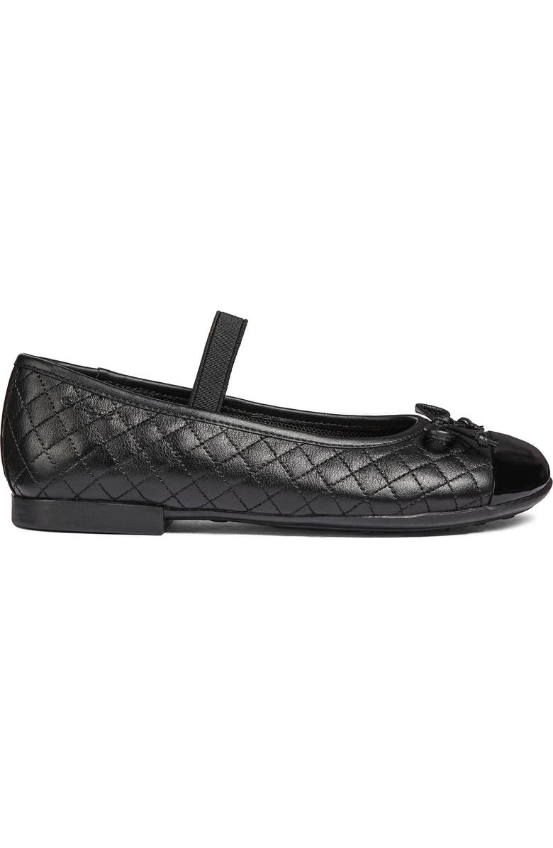 Geox Plie Mary Jane Flat, Alternate, color, Dark Black