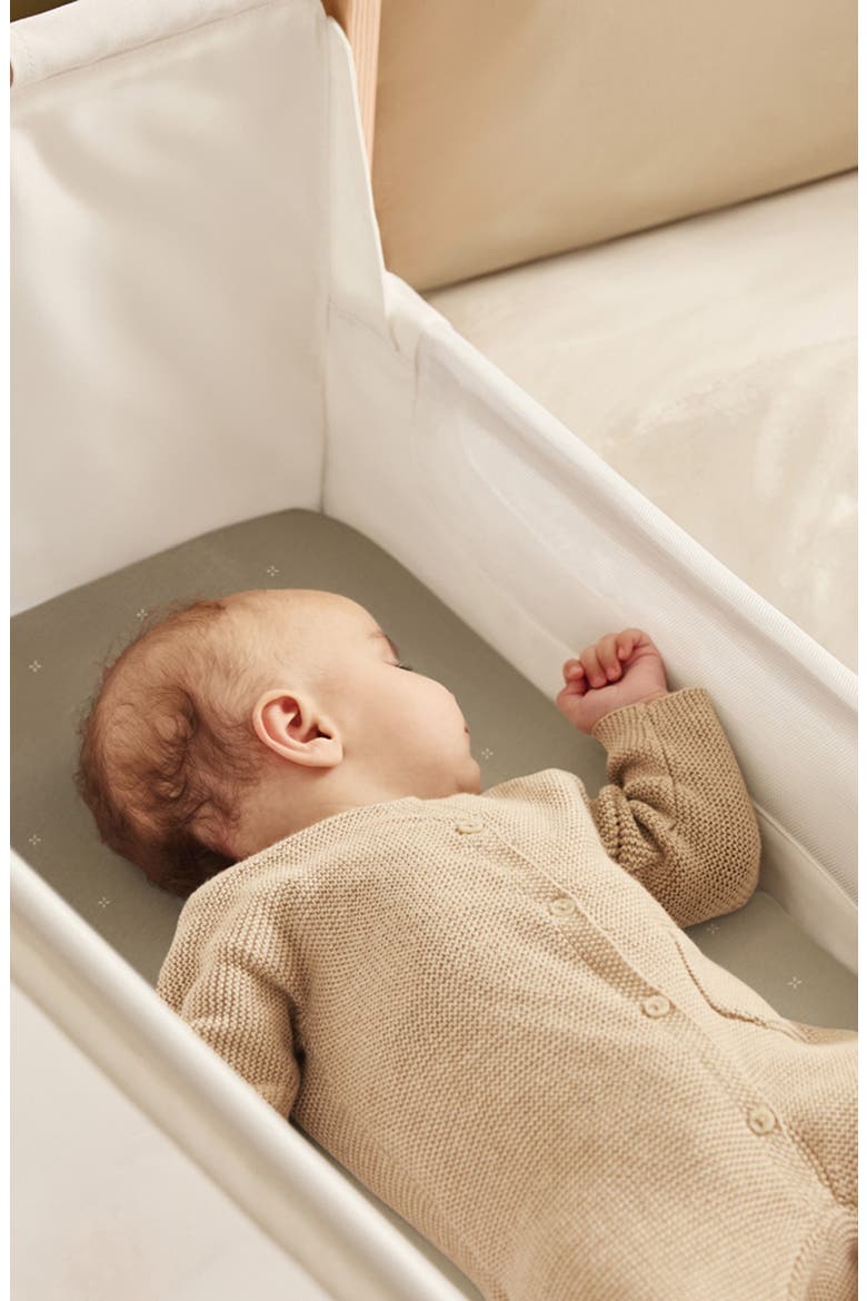 Pack of 2 Assorted Crib Sheets, Alternate, color, SAGE/ CROSS