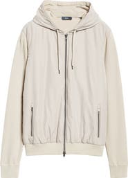 Herno Mixed Media Hooded Jacket