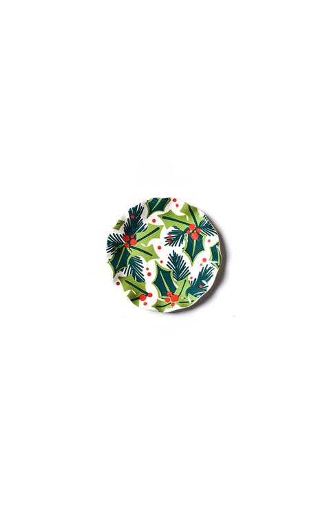Holly Ruffle Salad Plate