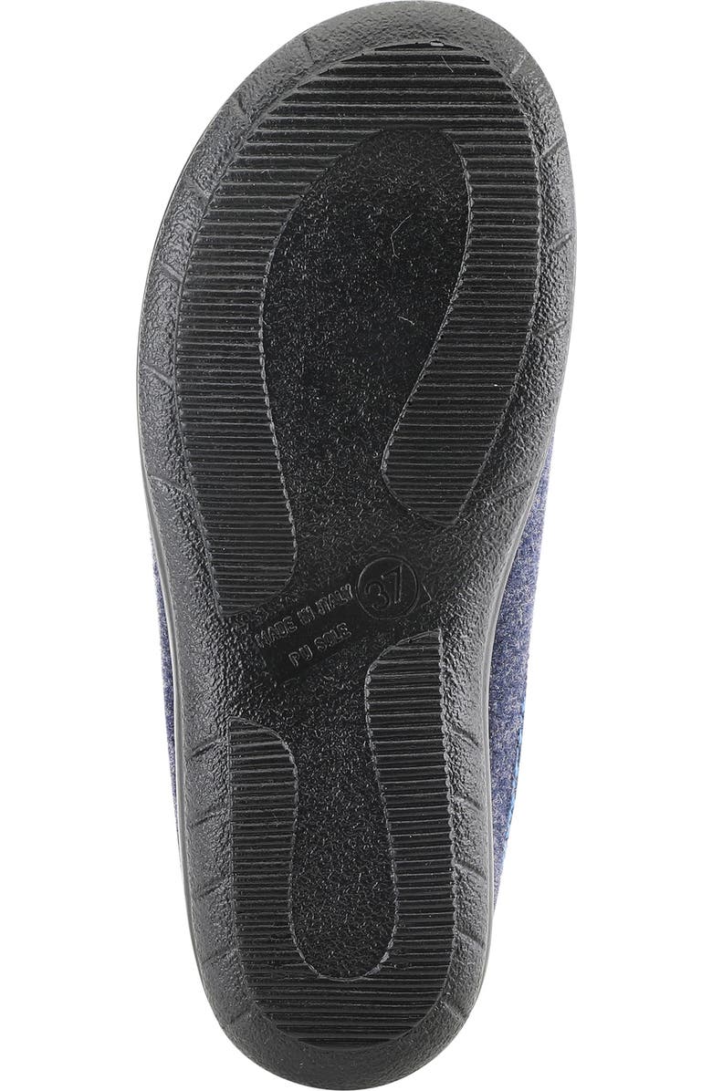 Flexus by Spring Step Loralee Scuff Slipper, Alternate, color, Navy