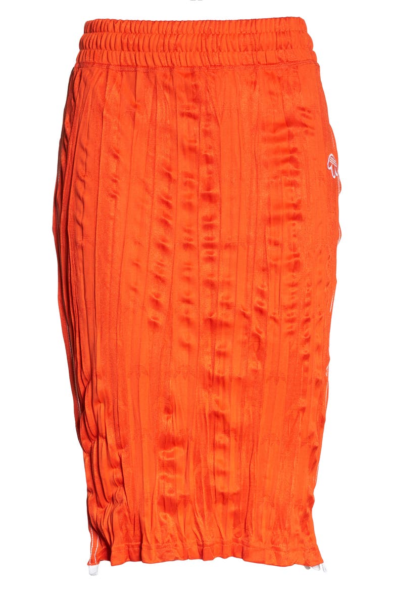 Track Skirt, Alternate, color, BOLD ORANGE/ WHITE