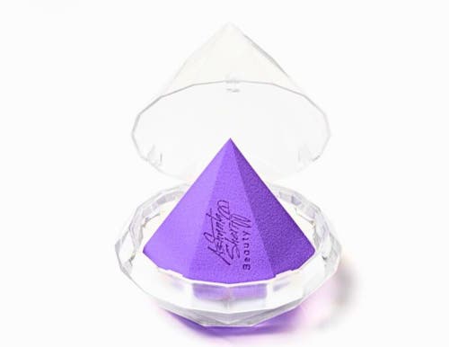 Ashunta Sheriff Beauty Purple Diamond Makeup Sponge In Purple