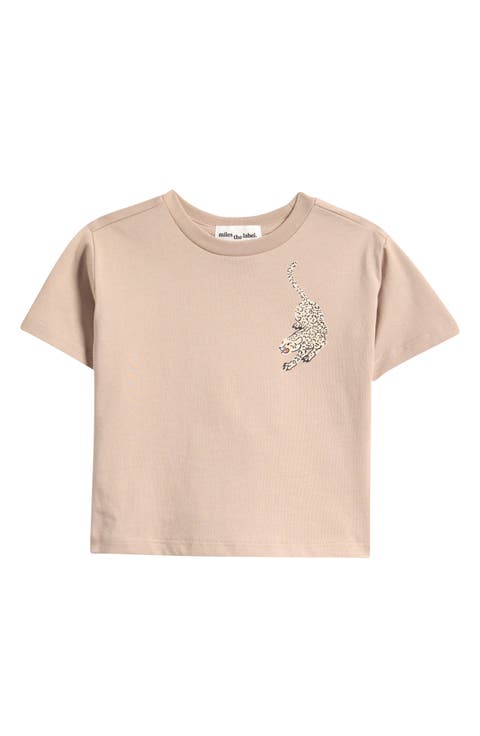 Leopard Organic Cotton Graphic T-Shirt (Baby)