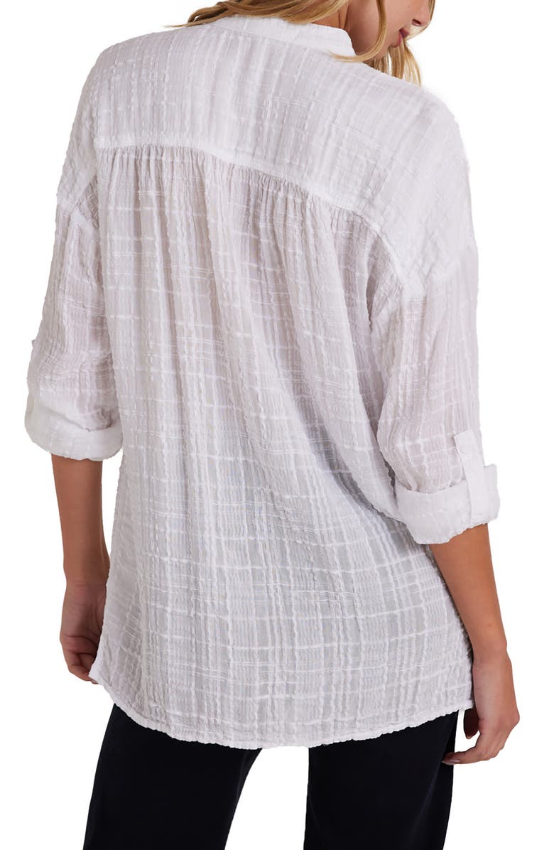 Bella Dahl Tonal Plaid Popover Shirt, Alternate, color, 