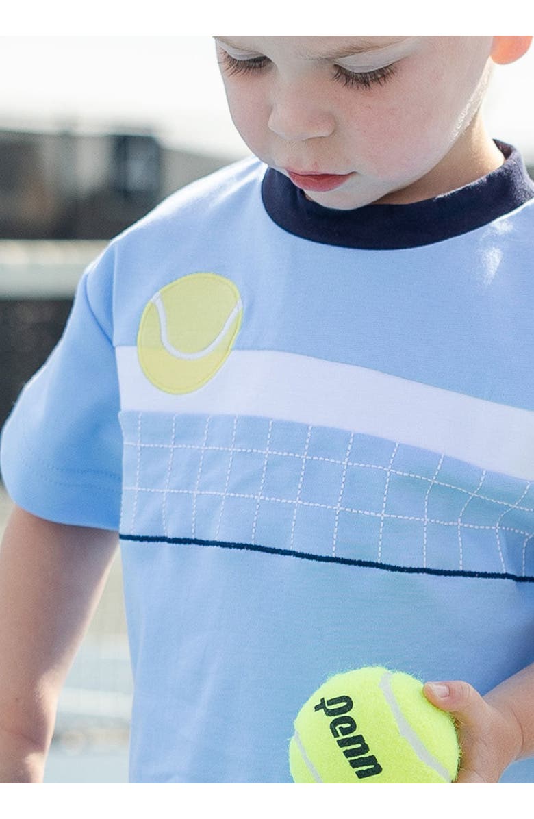 Florence Eiseman Knit Short Set With Tennis, Alternate, color, 