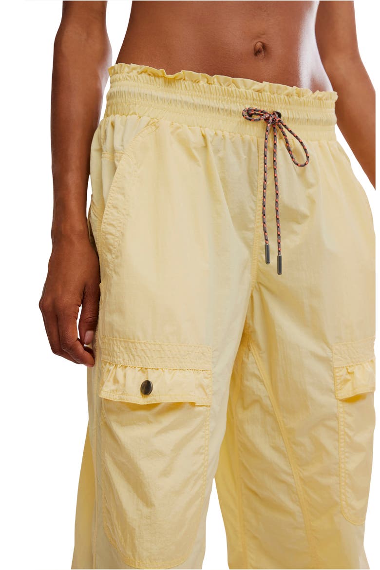 FP Movement Rogue Paperbag Track Pants, Alternate, color, SUNLIT YELLOW