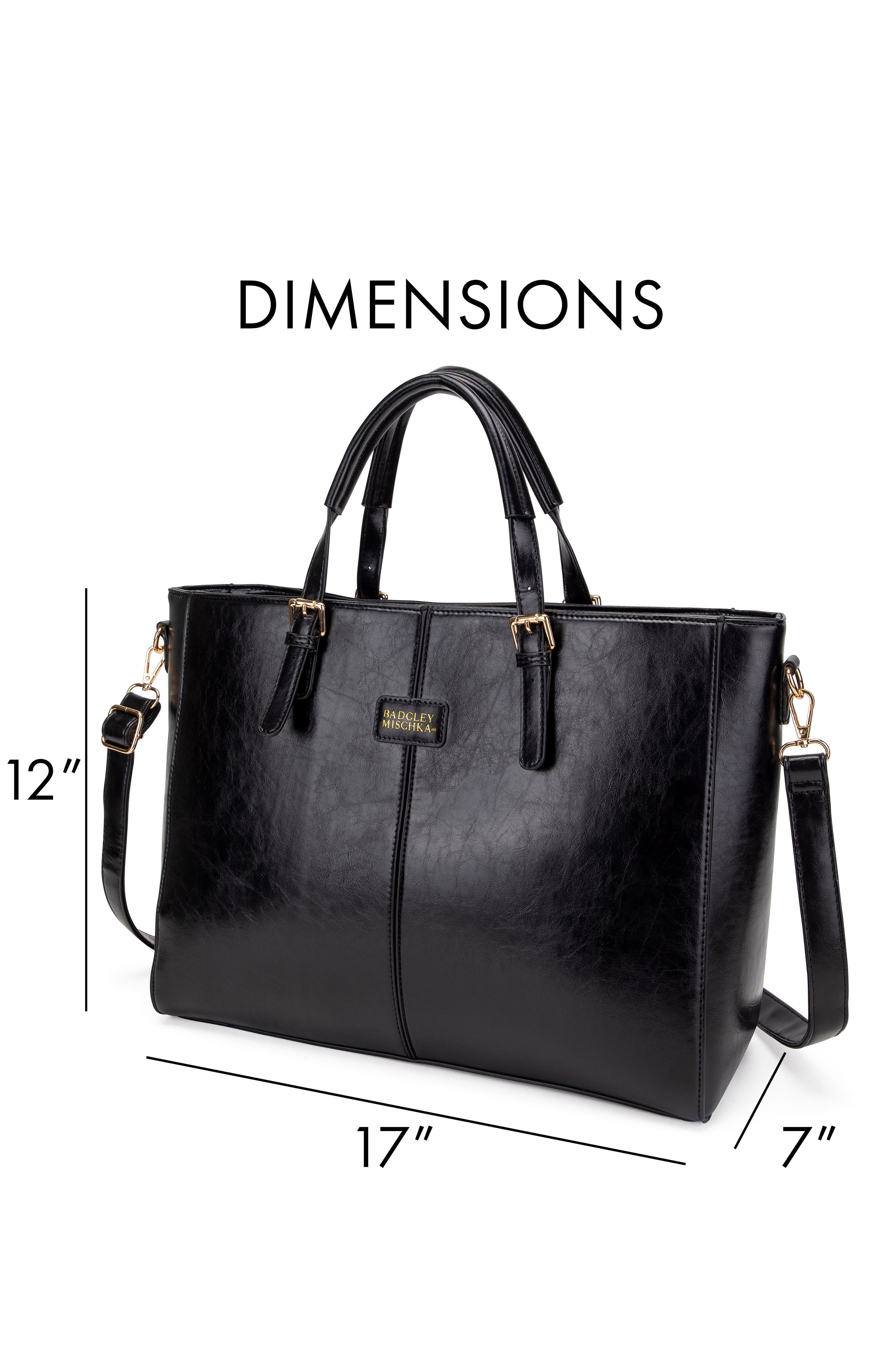 BADGLEY MISCHKA Julia Vegan Leather Weekender Duffel Bag, Alternate, color, 