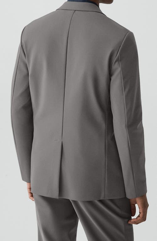 Theory Clinton Precision Ponte Knit Blazer In Gray