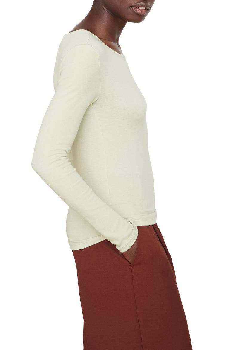 Long Sleeve Wool T-Shirt, Alternate, color, VERDITE