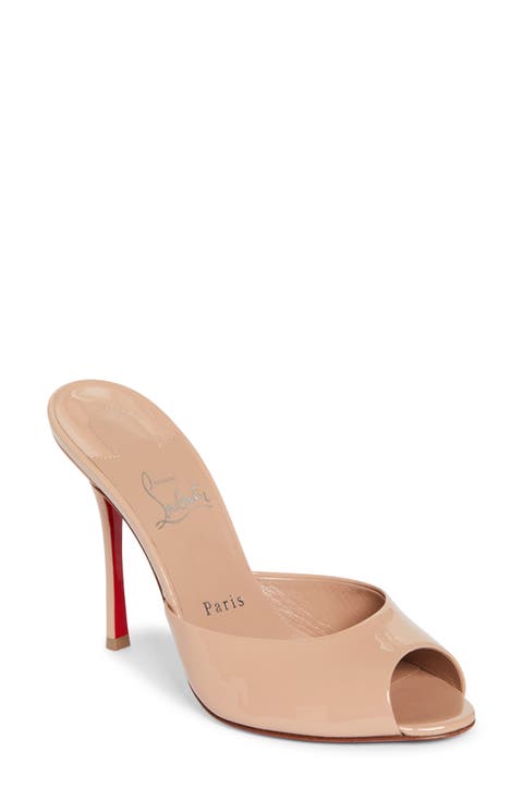Me Dolly Peep Toe Slide Sandal (Women)