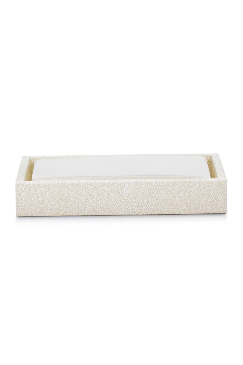 Raye Ivory Towel Tray, Alternate, color, IVORY