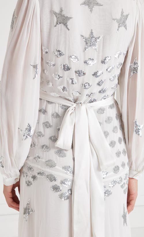 Temperley London Etoile Wrap Dress In White