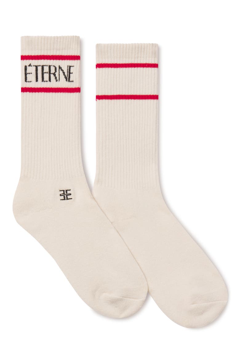 Logo Sport Socks, Main, color, CREAM