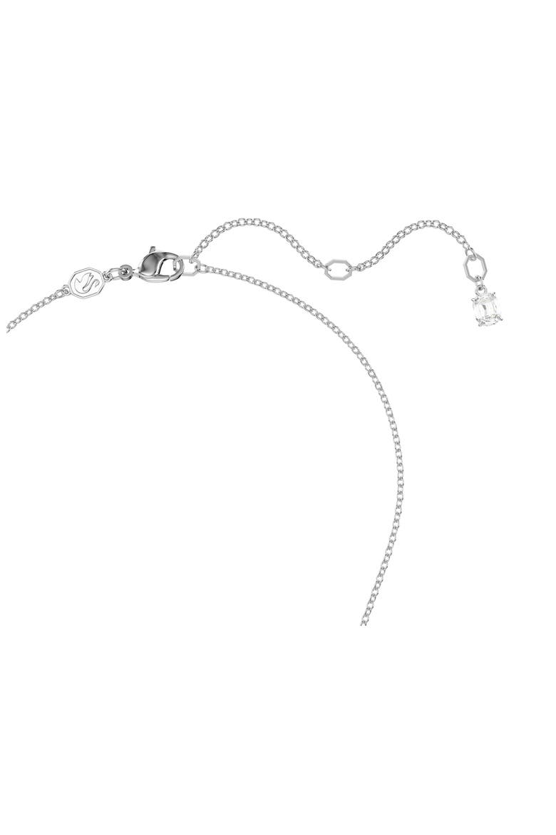 Insigne Cross Pendant Necklace, Alternate, color, WHITE/ SILVER