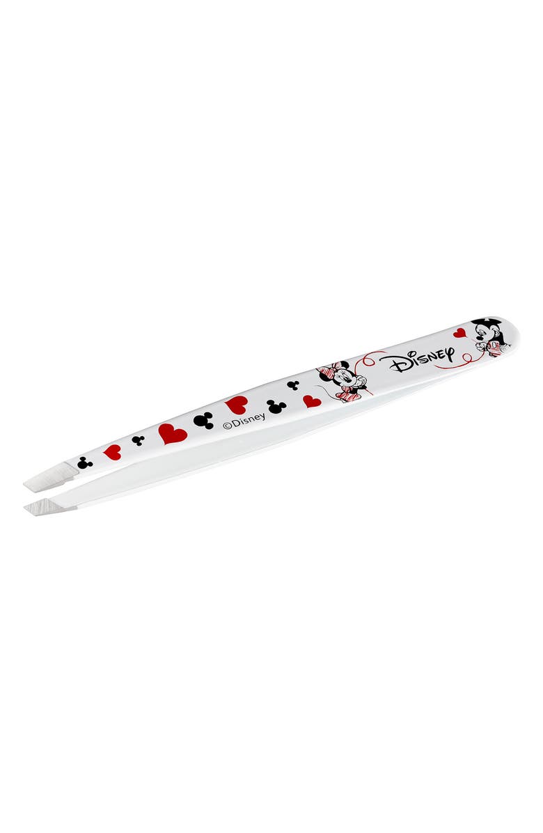 TWEEZERMAN Disney's Mickey Mouse and Minnie Mouse We Got Ears Slant Tweezer, Main, color, 