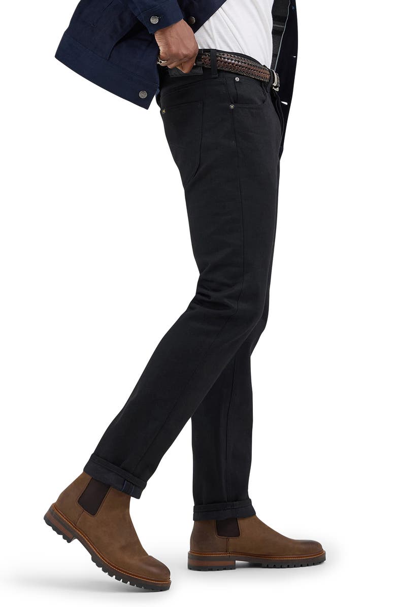 Lee 101 S Regular Tapered Leg Jeans, Alternate, color, Dry Black