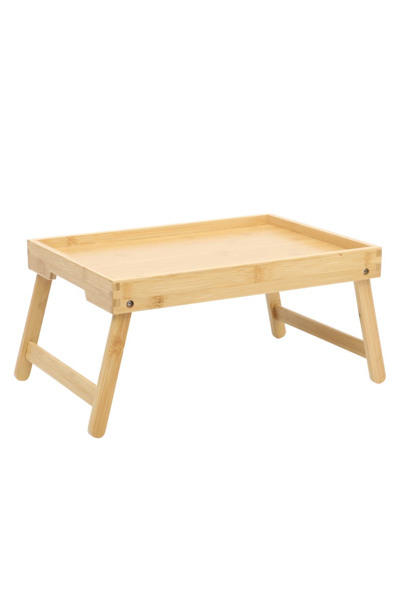 Continental Bed Tray with Folding Legs, Main, color, Natural