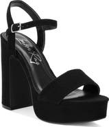 LONDON RAG Lilasta Platform Block Heel Sandal