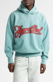 Fear of God Classic Fit Fleece Logo Graphic Hoodie