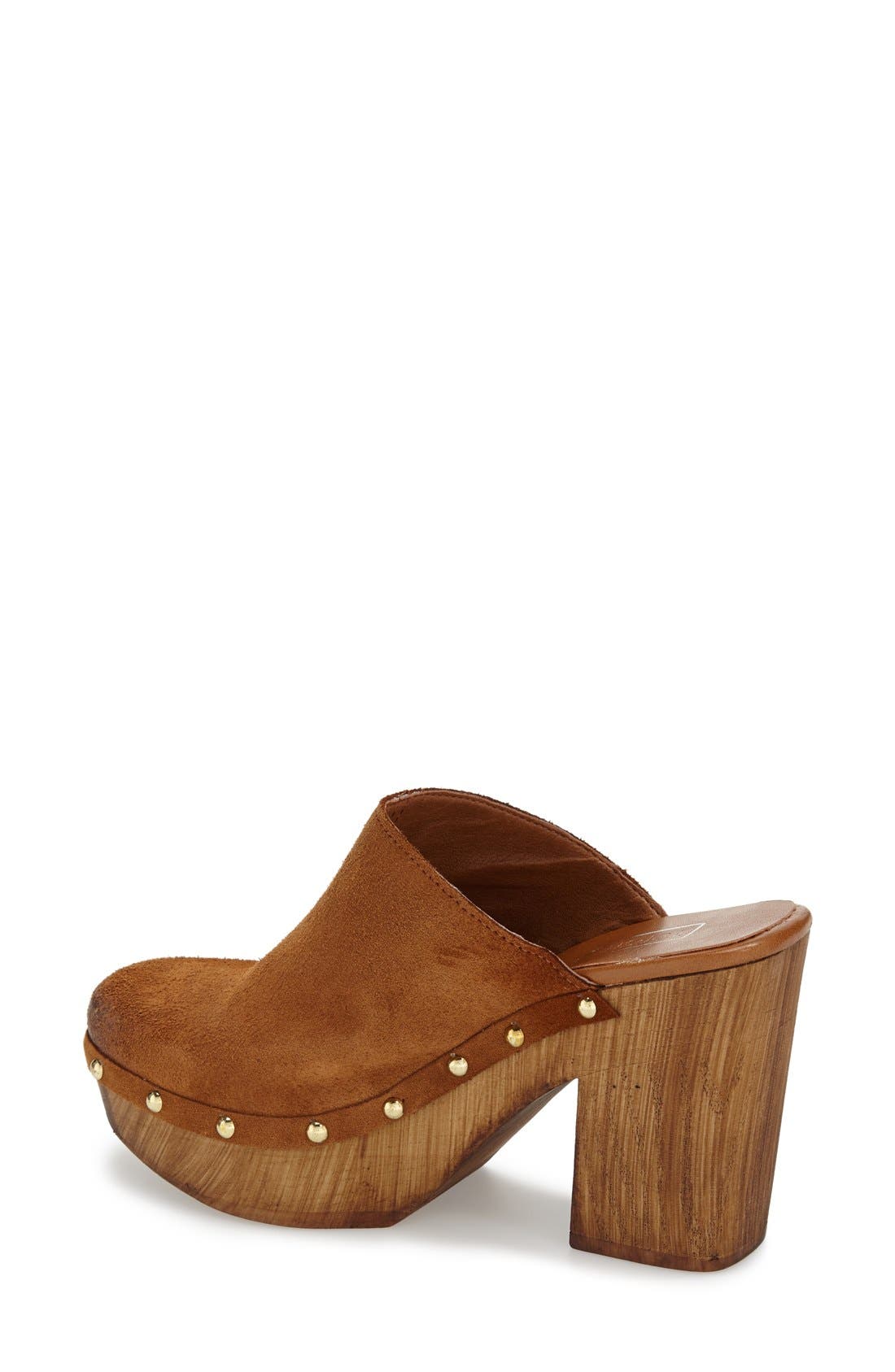 'Smock' Platform Clog, Alternate, color, TAN