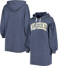 GAMEDAY COUTURE Women's Gameday Couture Navy Michigan Wolverines Game Winner Vintage Wash Tri-Blend Dress