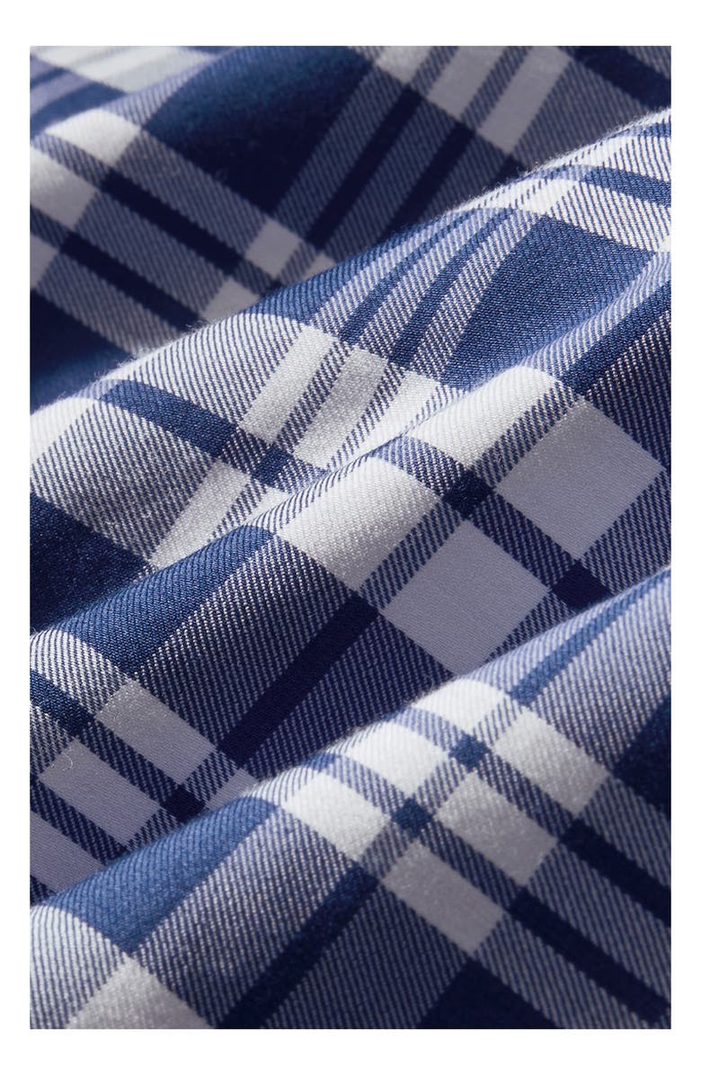 Mizzen+Main Kennedy Trim Fit Button-Down Shirt, Alternate, color, Midnight Navy Beckett Plaid