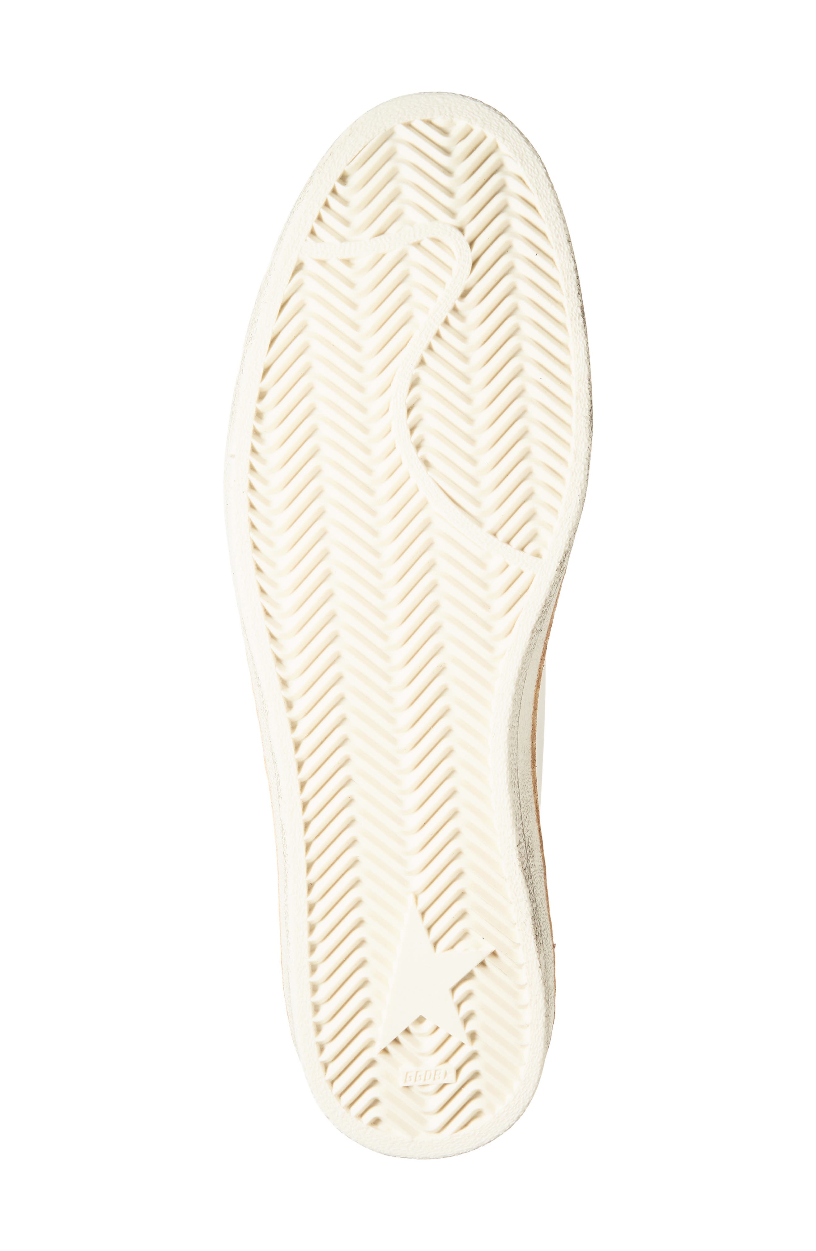 Golden Goose Ball Star Low Top Sneaker, Alternate, color, White/Silver Blue/Brown