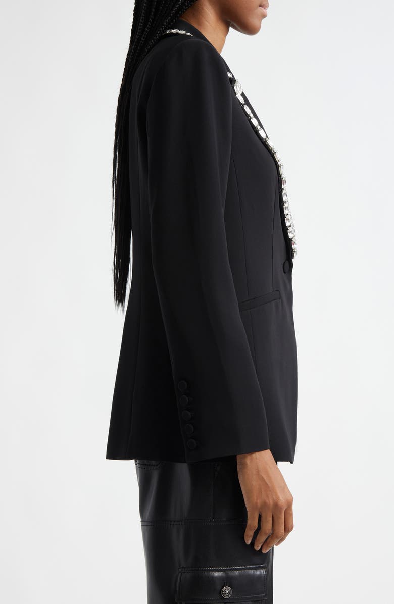 Cinq à Sept Karlie Rhinestone Chain Blazer, Alternate, color, 