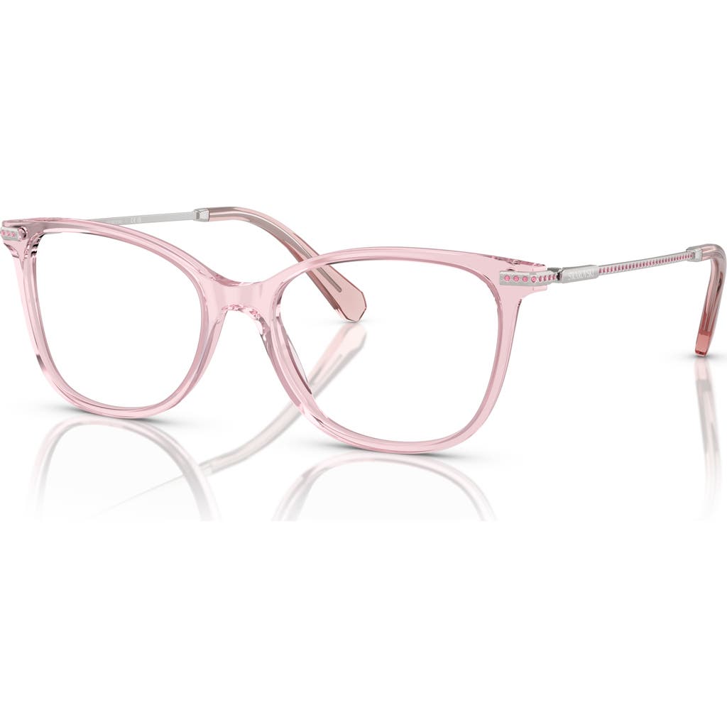 Swarovski Sk 2010 3001 52mm Womens Square Eyeglasses 52mm In Pink