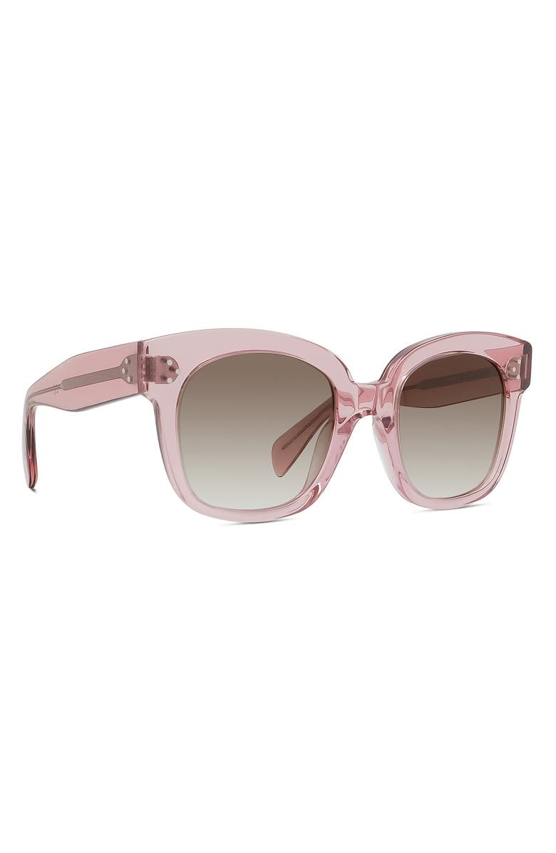 CELINE 54mm Gradient Round Sunglasses, Alternate, color,
