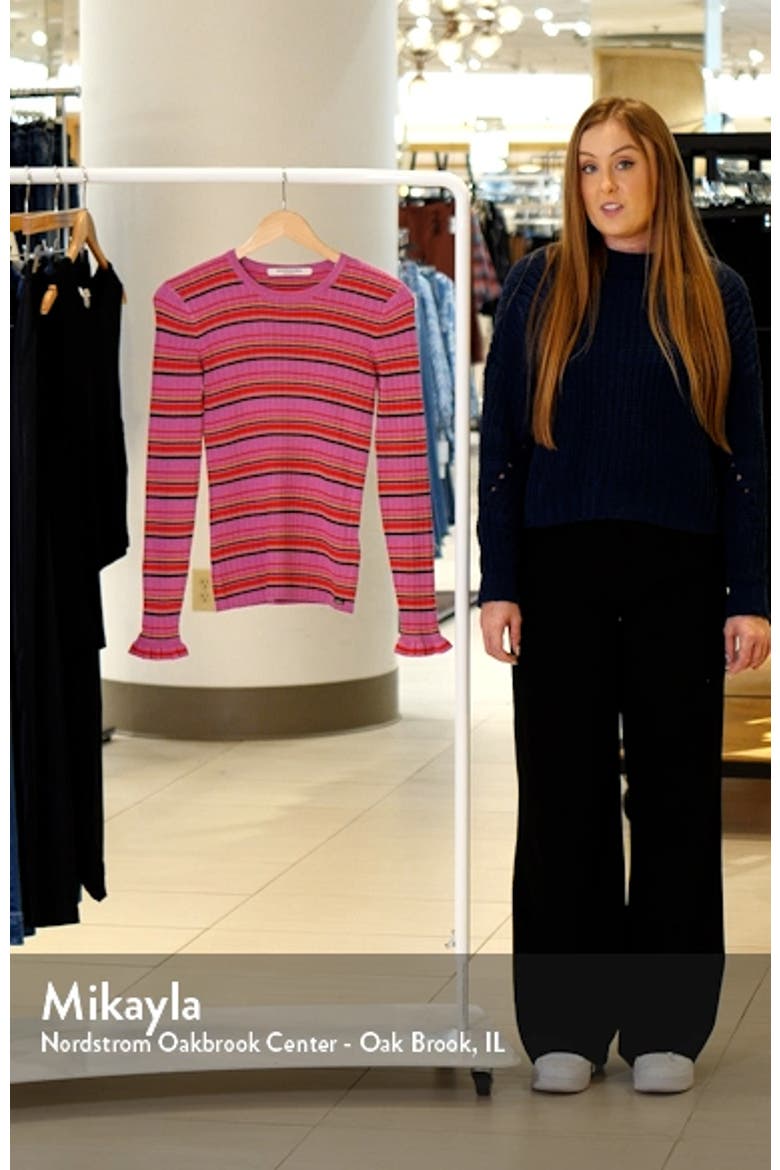 Stripe Ribbed Sweater video