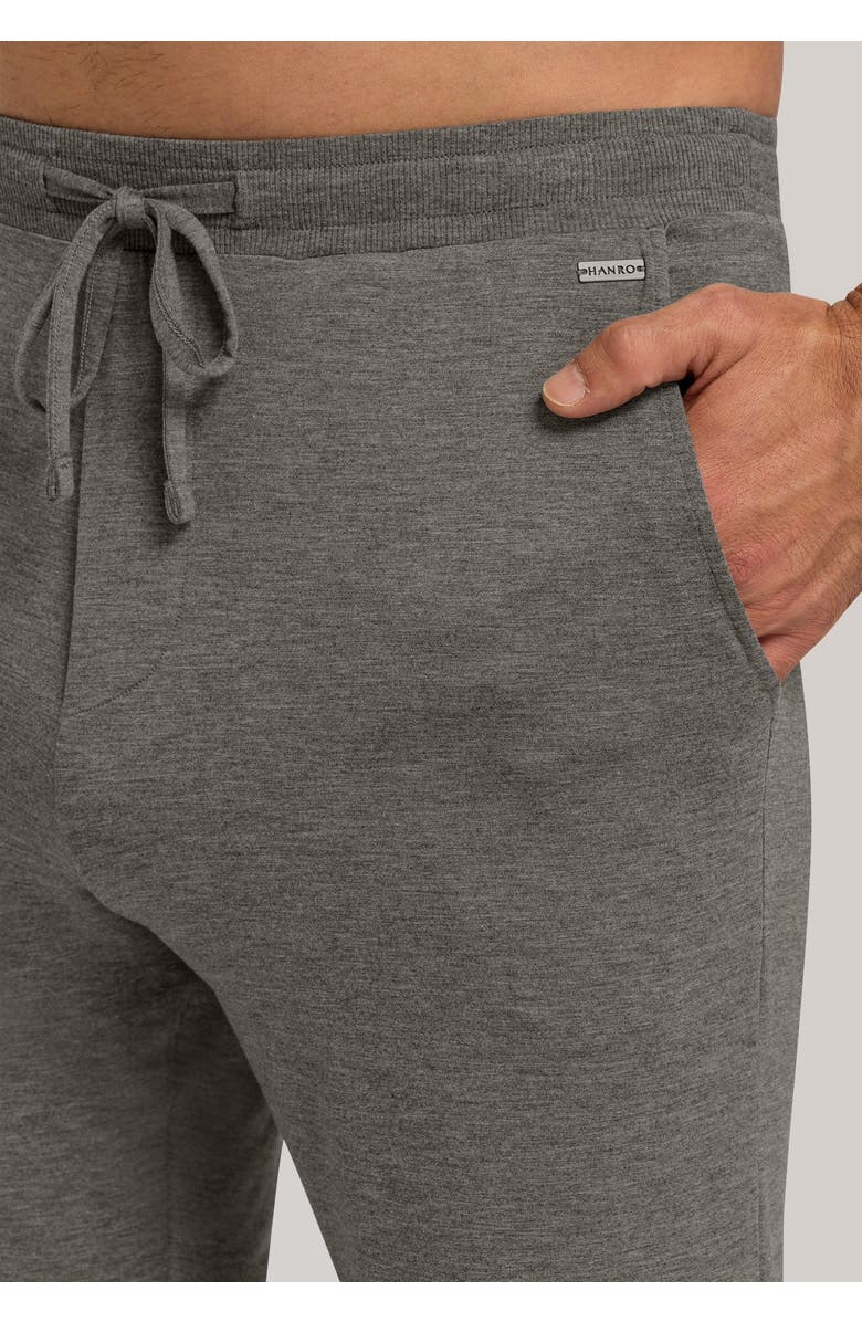 Hanro Casuals Soft Drawstring Shorts, Alternate, color, Stone Melange