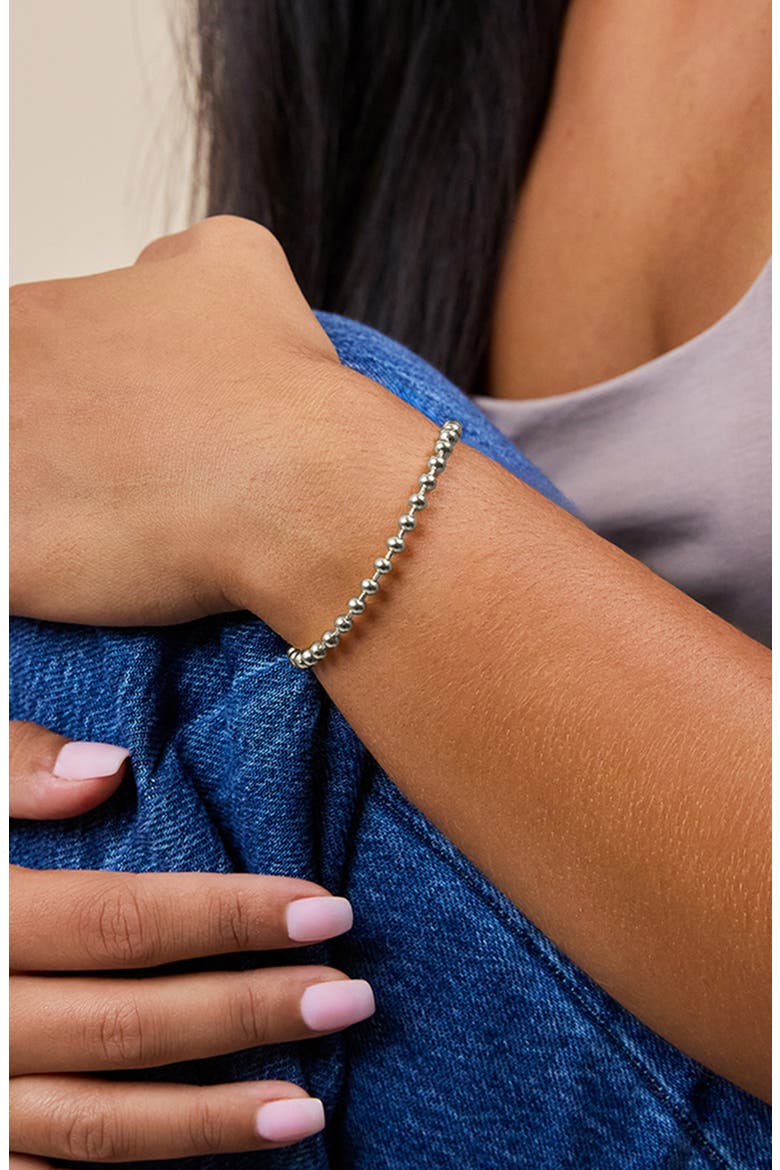 Preston Ball Chain Bracelet, Alternate, color, SILVER