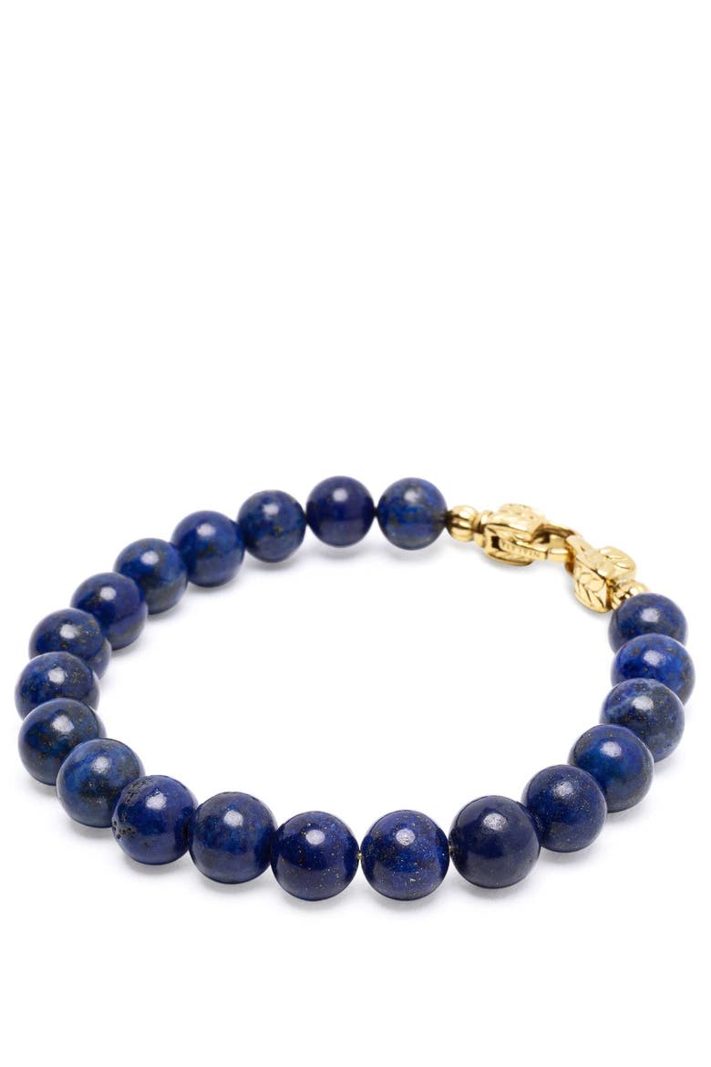 Dumortierite Healing Bracelet With Lock, Main, color, Blue