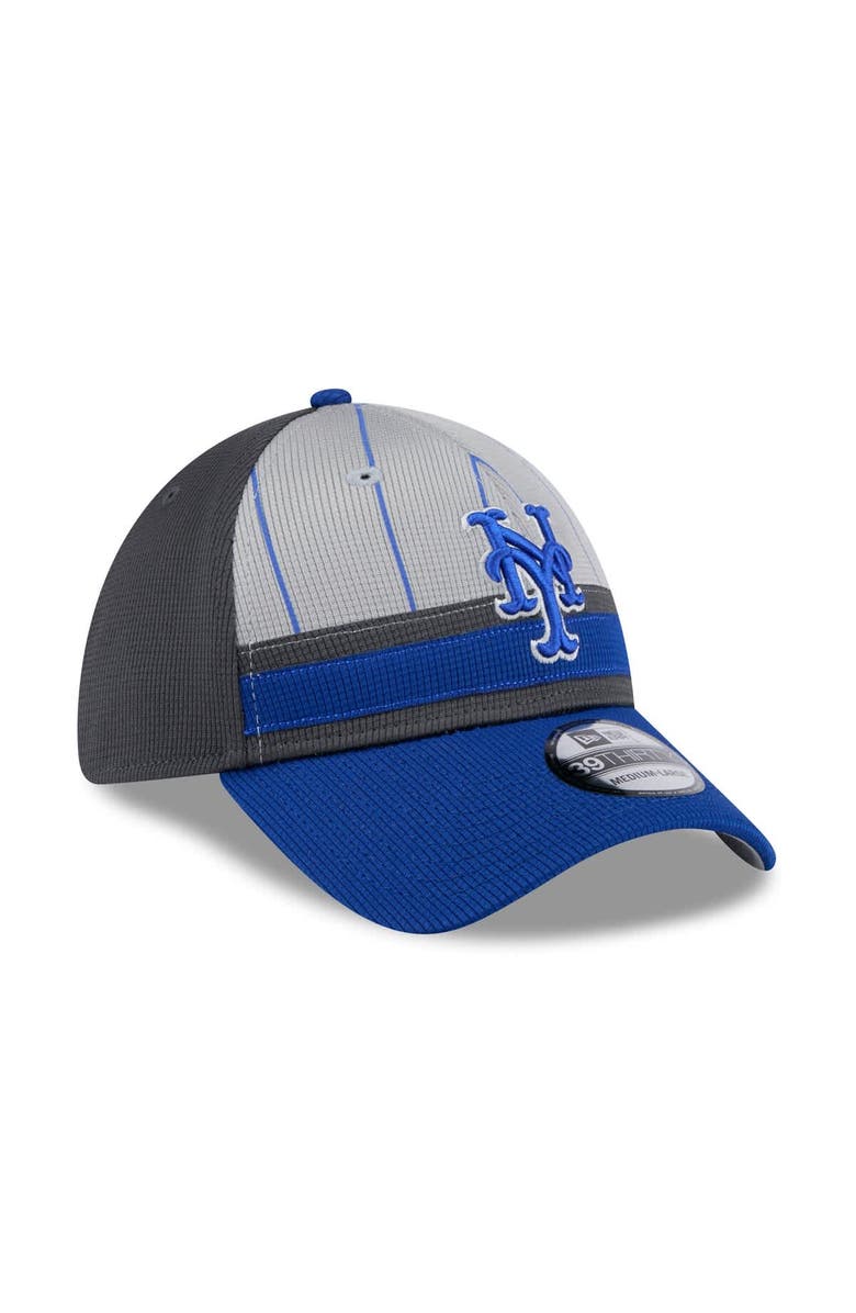 New Era Men's New Era  Gray/Royal New York Mets 2025 Batting Practice 39THIRTY Flex Hat, Alternate, color, 