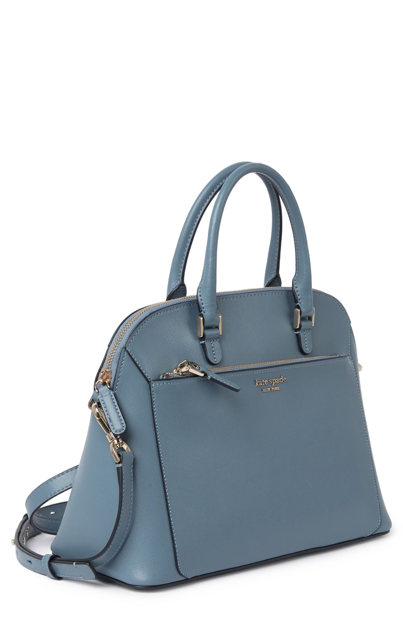 Kate Spade New York medium louise leather dome satchel, Alternate, color, 