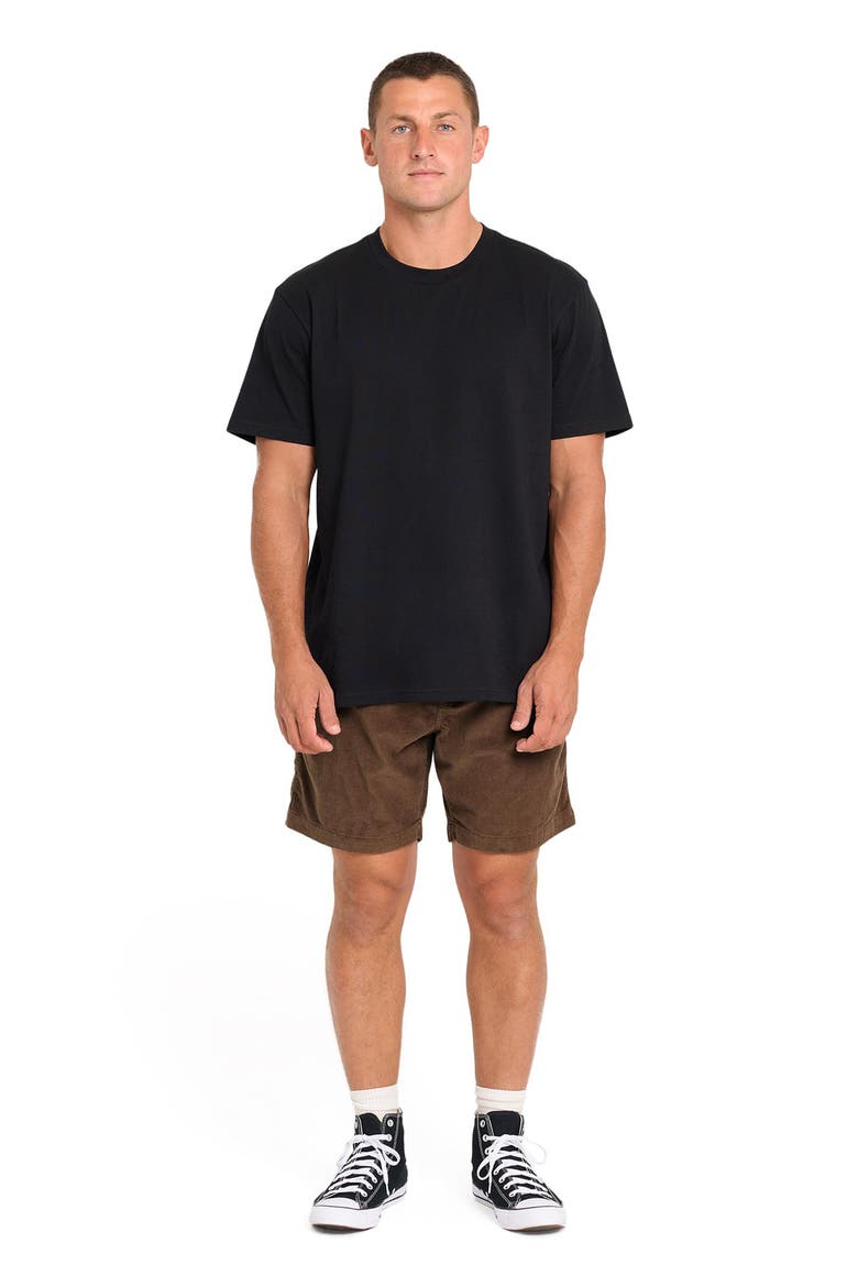Larry Layback Cotton Corduroy Shorts, Alternate, color, CARAFE