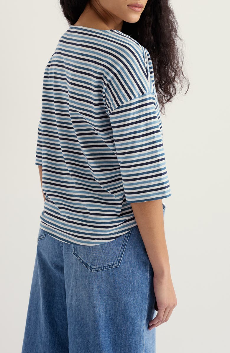 Seasalt Cornwall Tremayne Quay Stripe Organic Cotton Top, Alternate, color, 