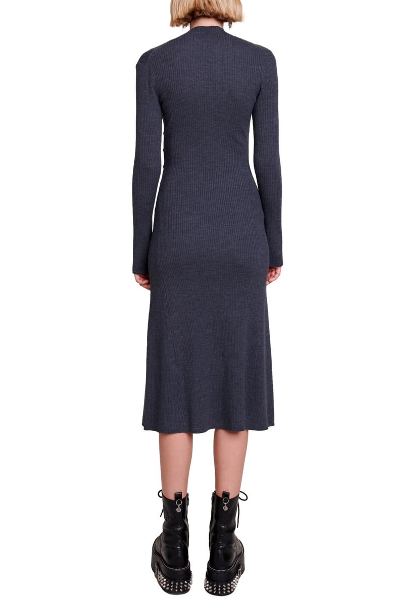 velvet dress for women long Long Sleeve Velour Gown With Scarf 12 / Merlot main image 1