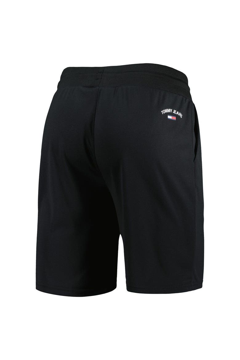 Men's Tommy Jeans Black Brooklyn Nets Mike Mesh Basketball Shorts, Alternate, color, Black