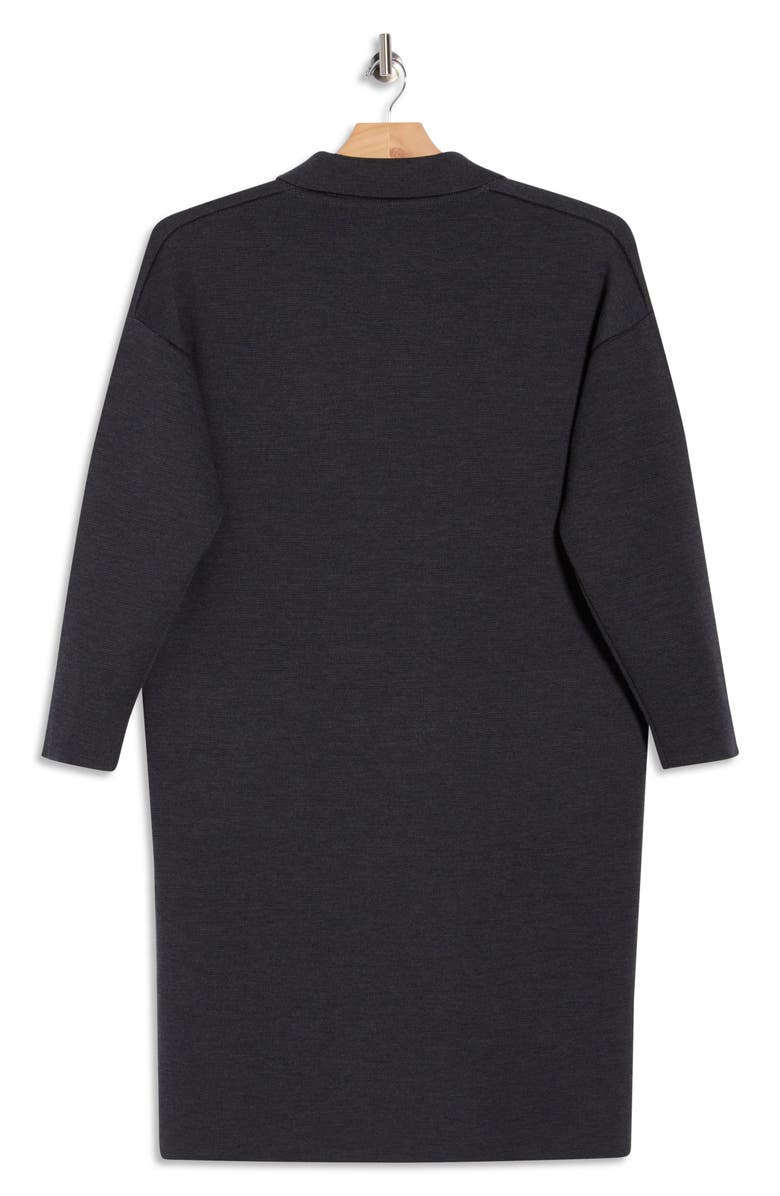 TWP Wool Knit Overcoat, Alternate, color, Dark Charcoal Grey