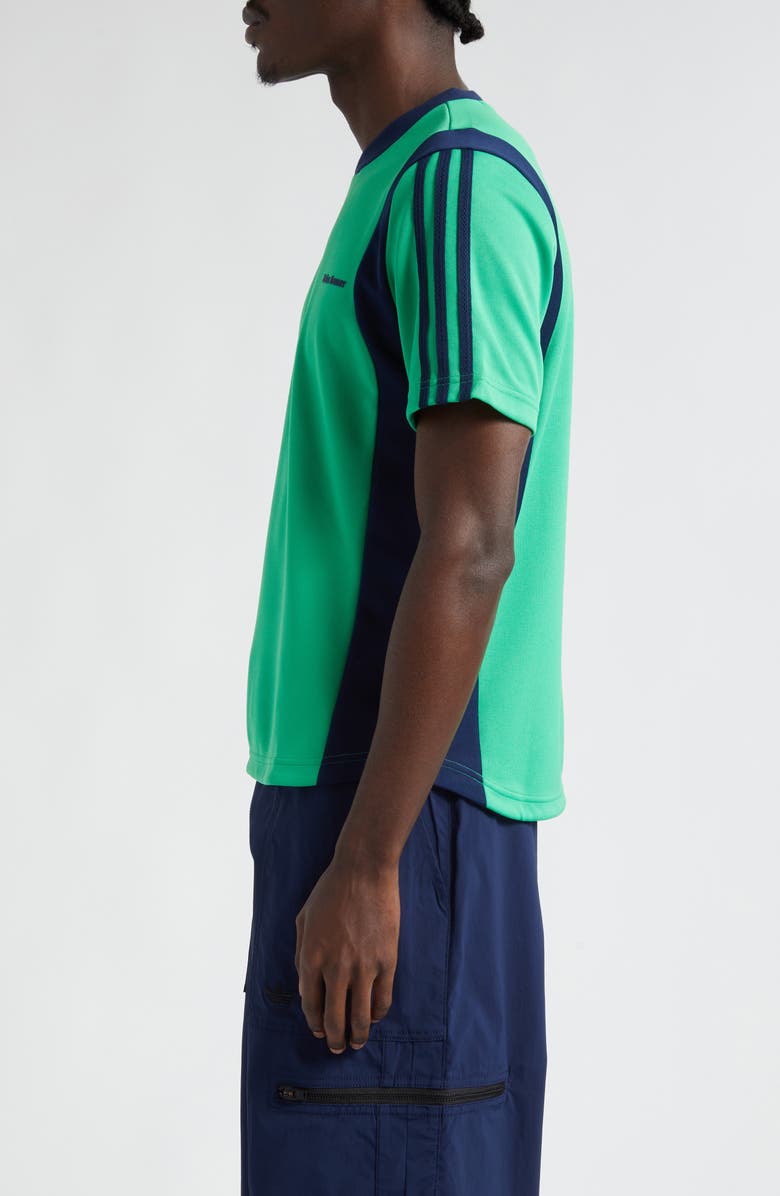 ADIDAS X WALES BONNER x Wales Bonner 3-Stripes Recycled Polyester T-Shirt, Alternate, color, 