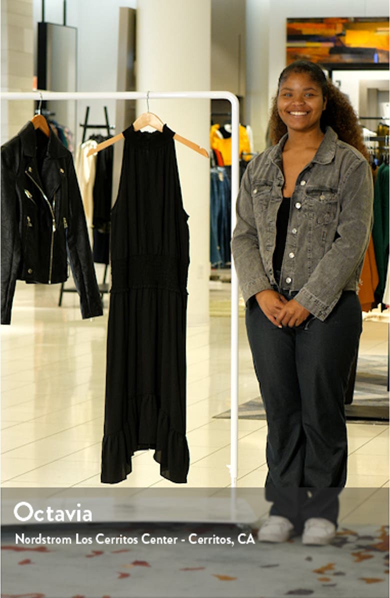 Sleeveless Smocked Waist Dress, sales video thumbnail