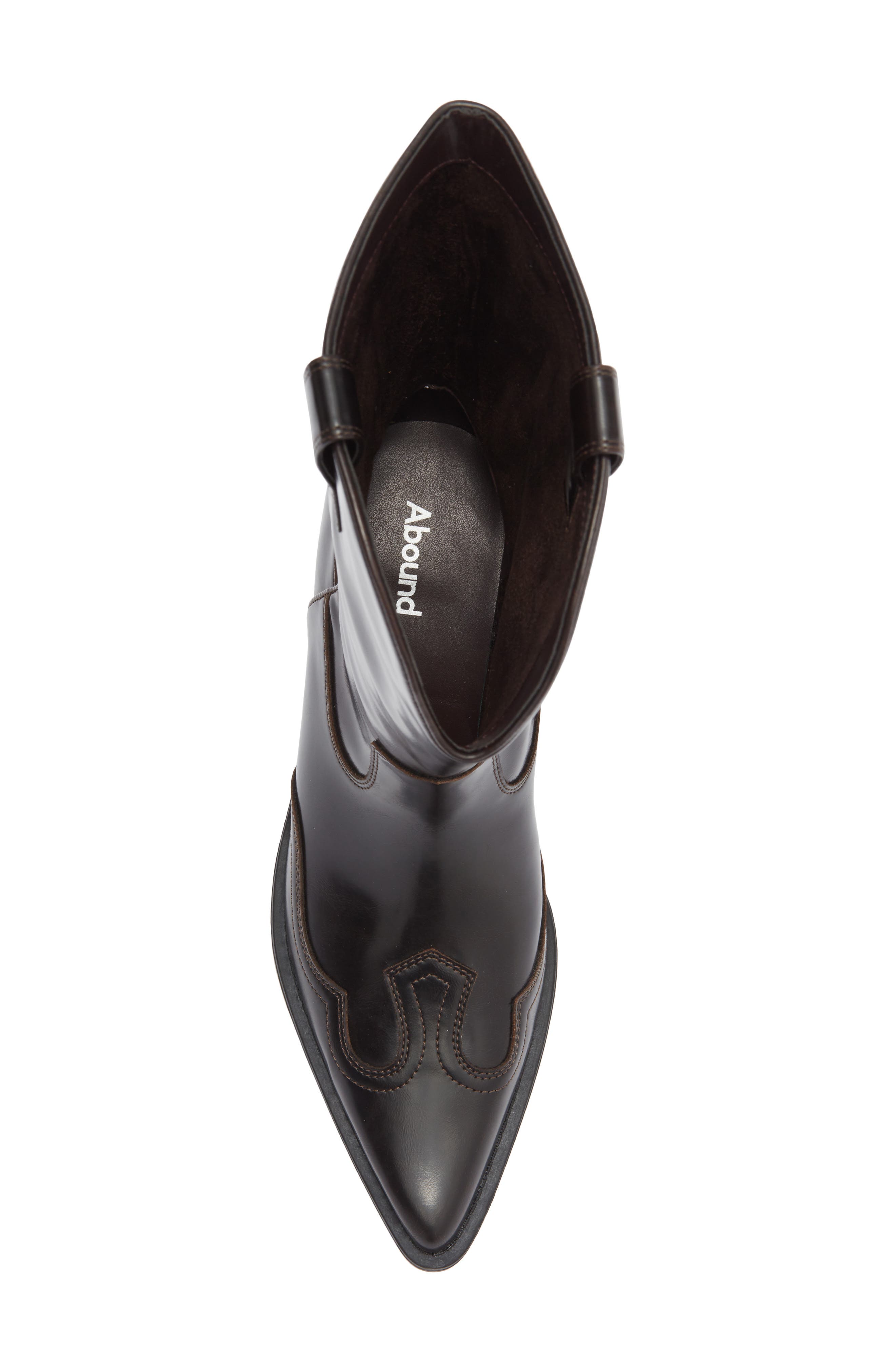 Abound Britta Western Boot, Alternate, color, Brown Chocolate