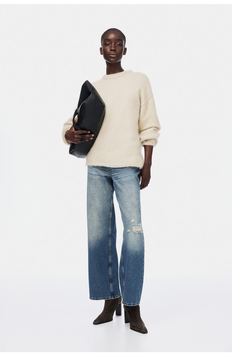 H&M Oversized Mohair-blend Jumper, Alternate, color, Light Beige