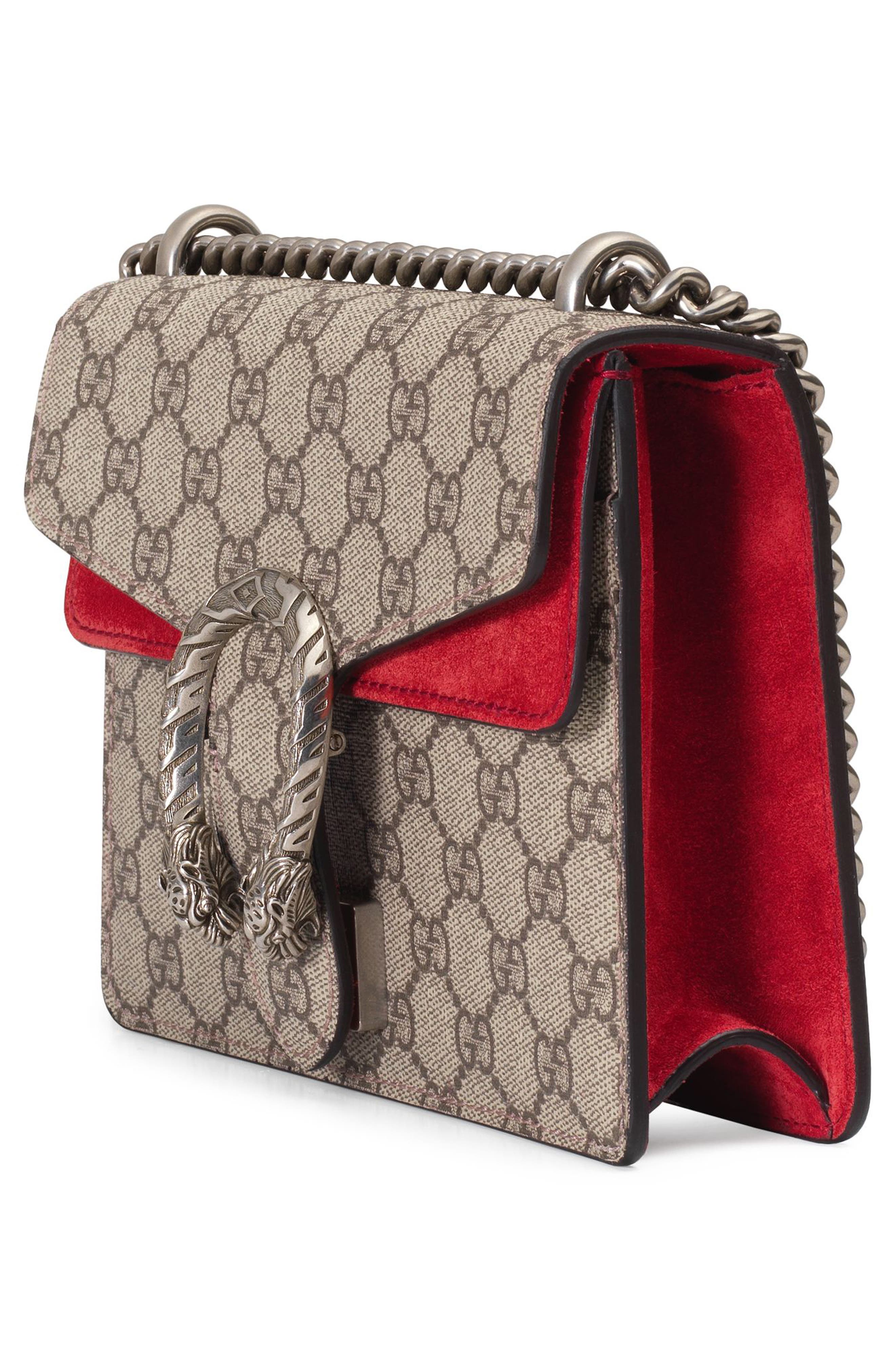 Gucci Mini GG Supreme Shoulder Bag, Alternate, color, 